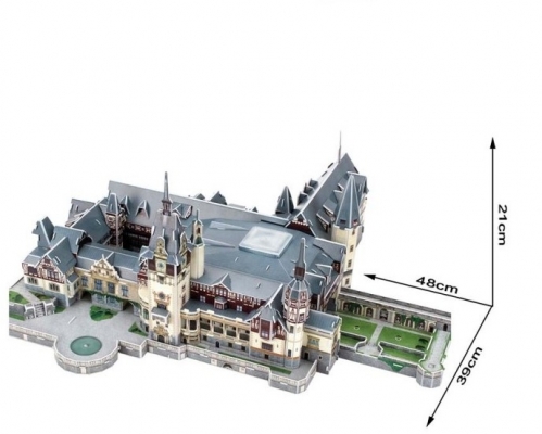 Puzzle 3D Castelul Peles 179 piese, CubicFun